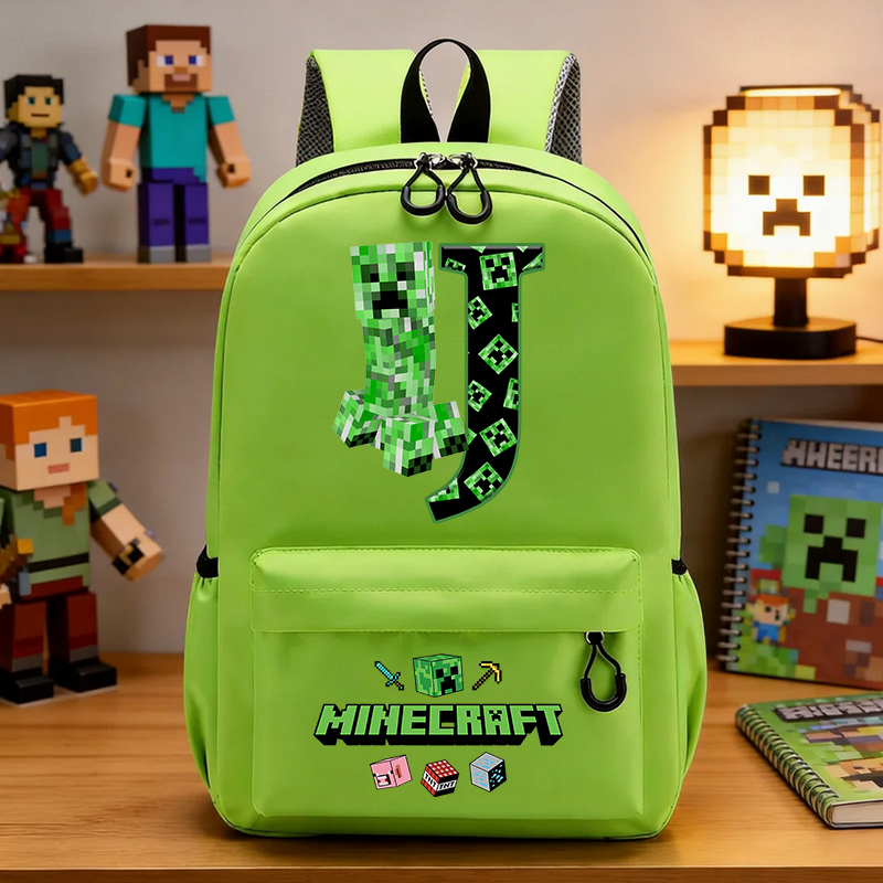 Art Craft Material - Sac à dos scolaire vert Miner