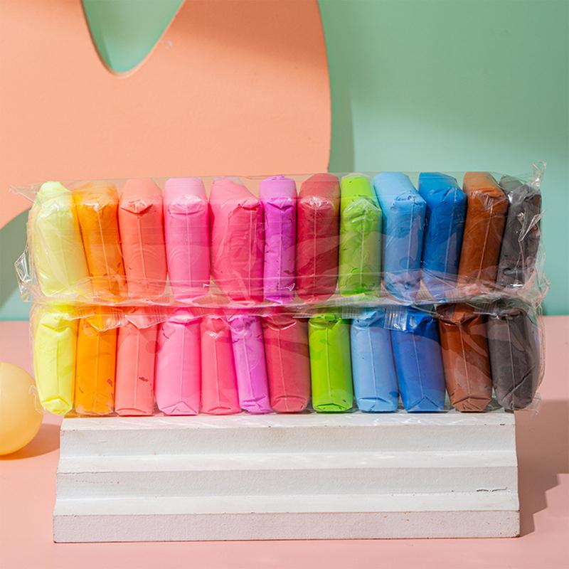 Air Dry Clay - Argile colorée pour enfants, artisanat de