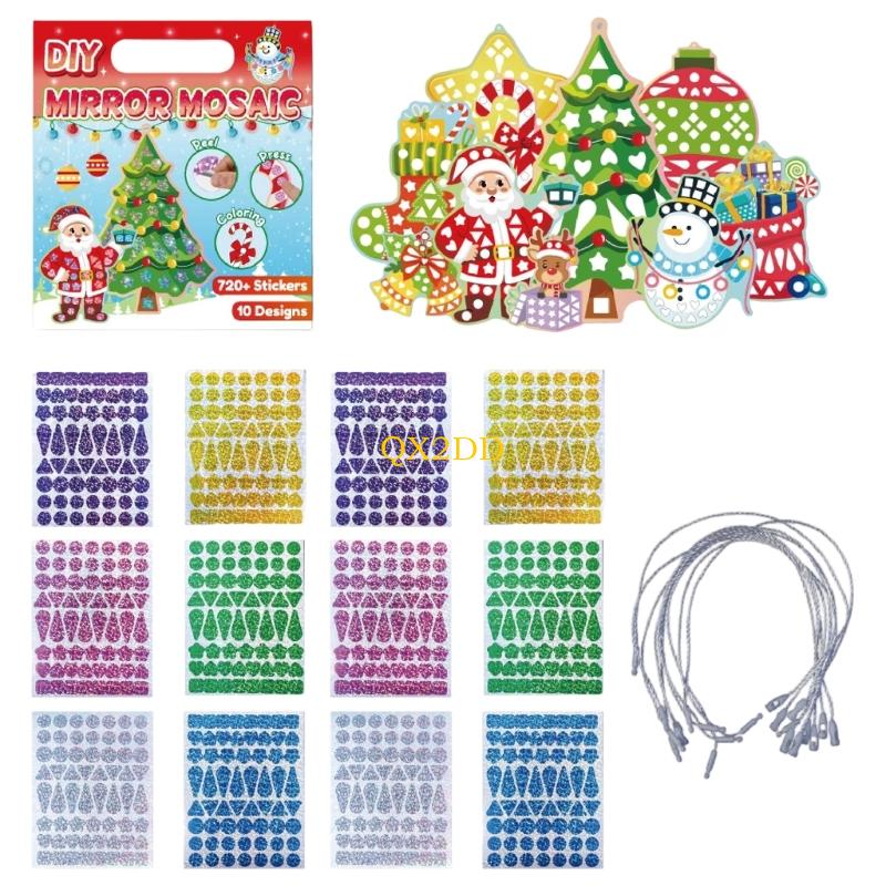 Art Craft Holiday - QX2D – feuille autocollante noël pour