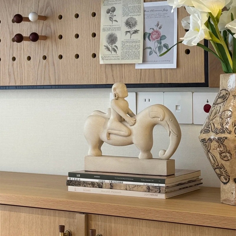 Art Craft Elephant - Sculpture d'art créative abstraite de personnage
