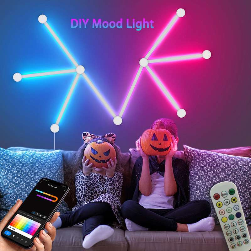 Art Craft Games - Applique murale RGB intelligente, connexion APP