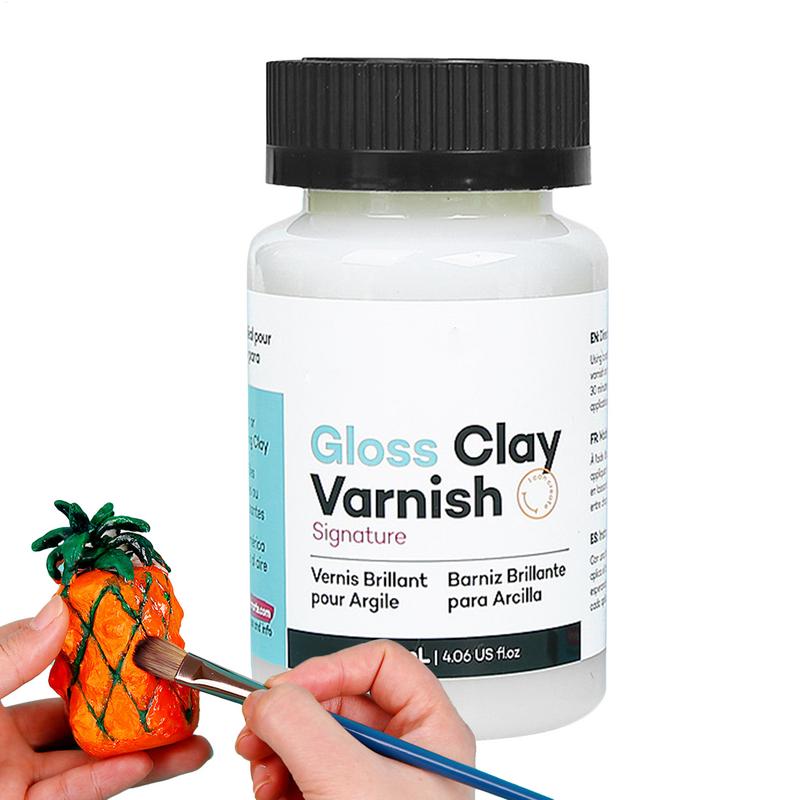 Air Dry Clay - Vernis brillant pour glaçage sec à