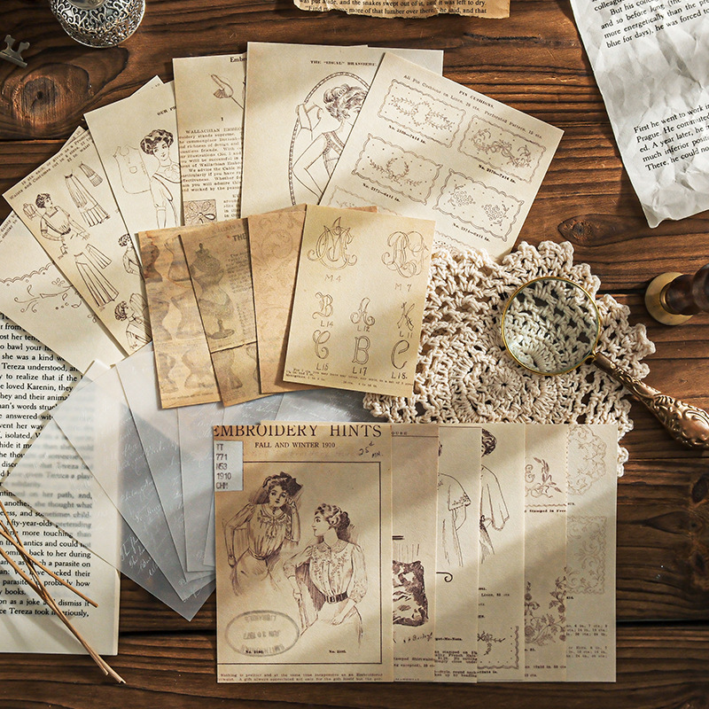 Art Craft Journals - Kit de papier artisanal vintage pour