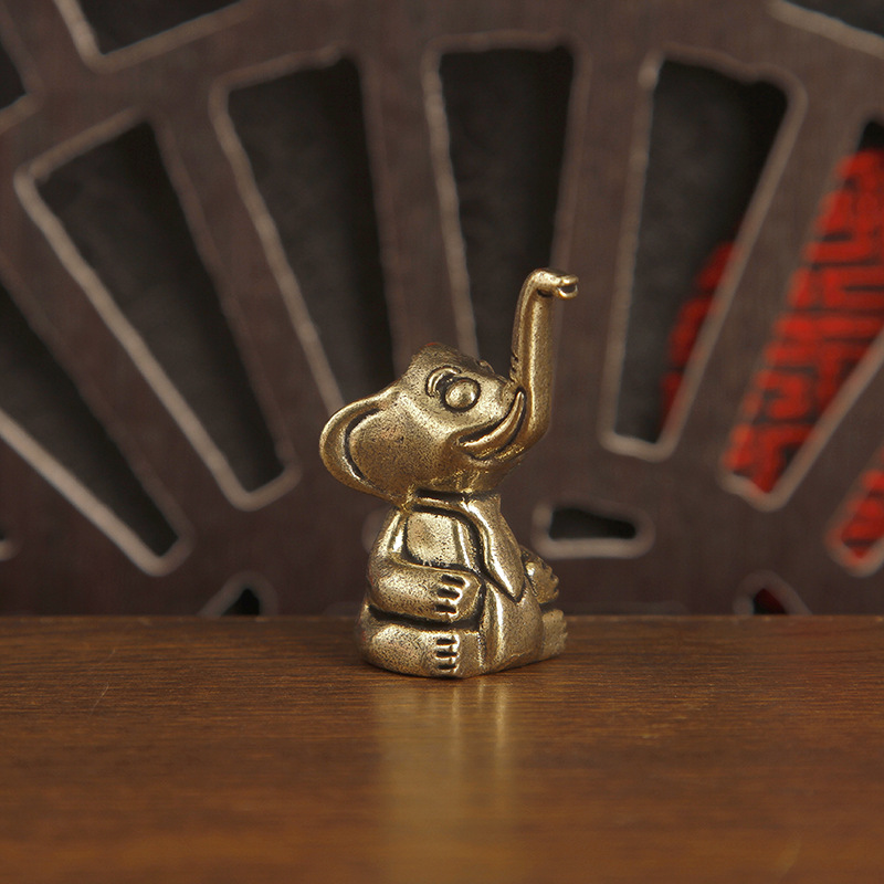 Art Craft Elephant - 1 pièce de bibelot en laiton