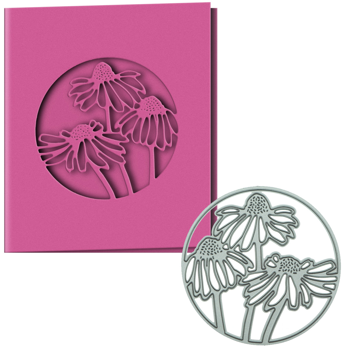 Stencil Cutting Plotter - Matrices de découpe fleur détruire AndrPattern