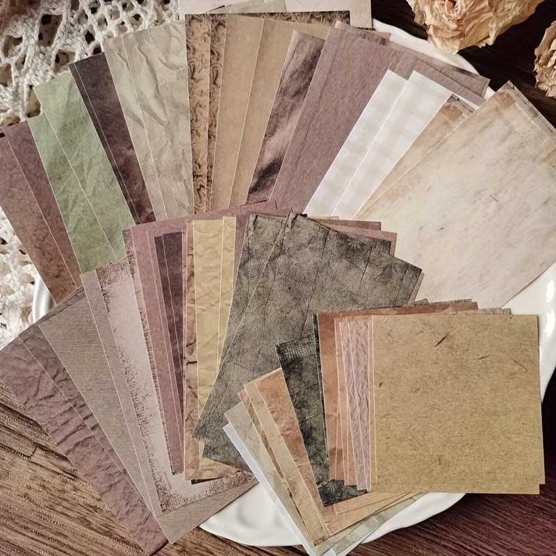 Art Craft Journals - Ensemble de 60 feuilles de papier
