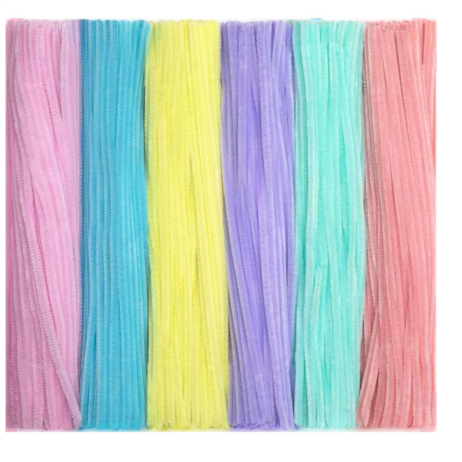 Art Craft School - Bâtonnets de chenille colorés, nettoyeurs de