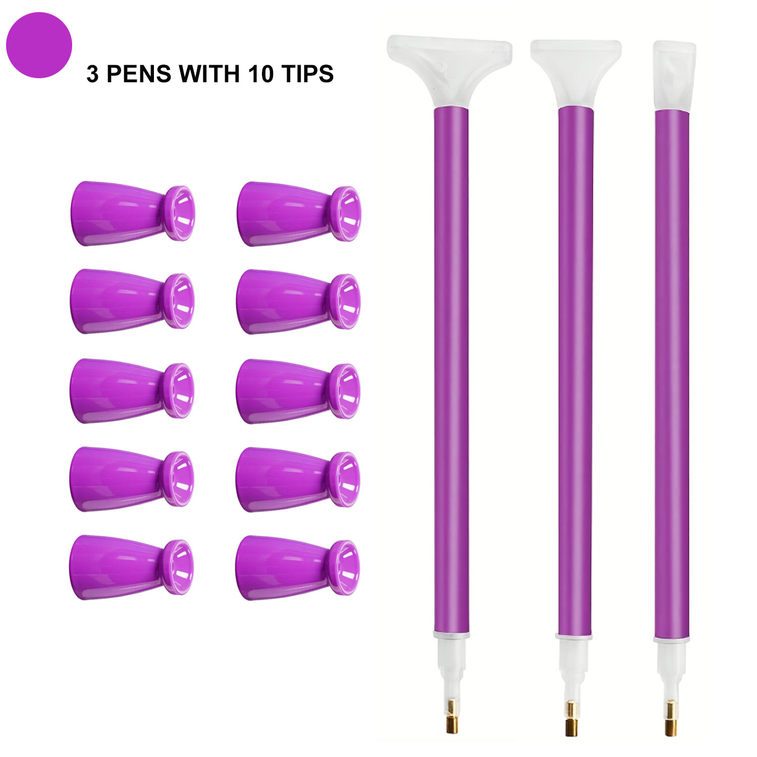 Art Craft Tools - Lot de 10 embouts en silicone