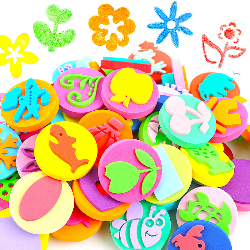 Art Craft 4 Years Old - Timbres en mousse pour peinture, animaux