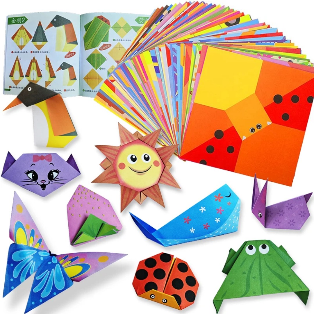 Art Craft 4 Years Old - Nouveau kit d'origami, 30 feuilles de