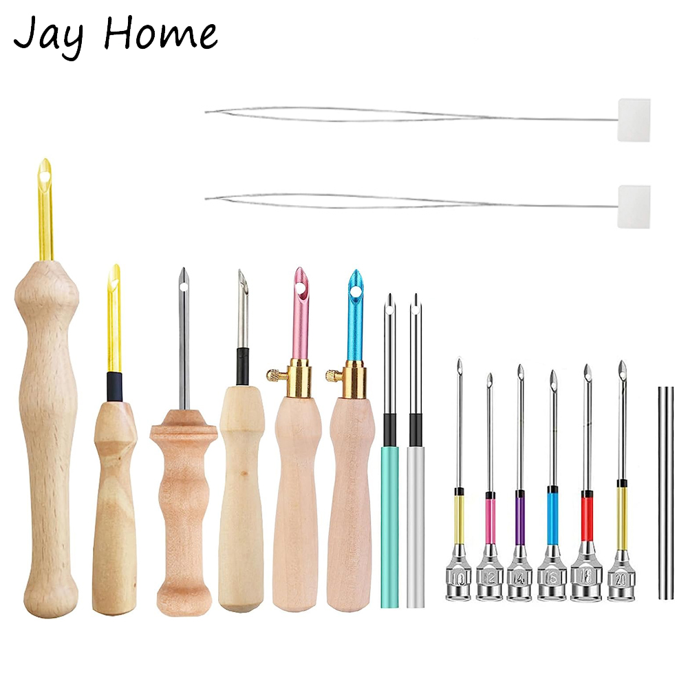 Punch Needle Kit - Kit de poinçonnage en bois pour