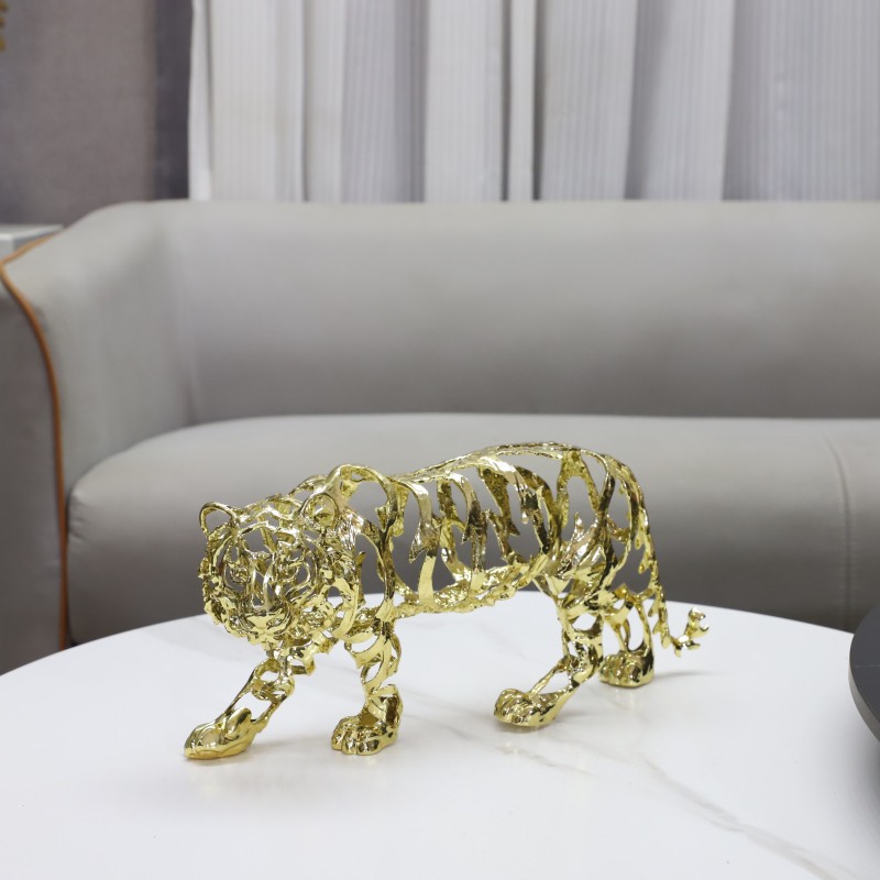 Art Craft Elephant - Sculpture animale artificielle artisanale en métal,