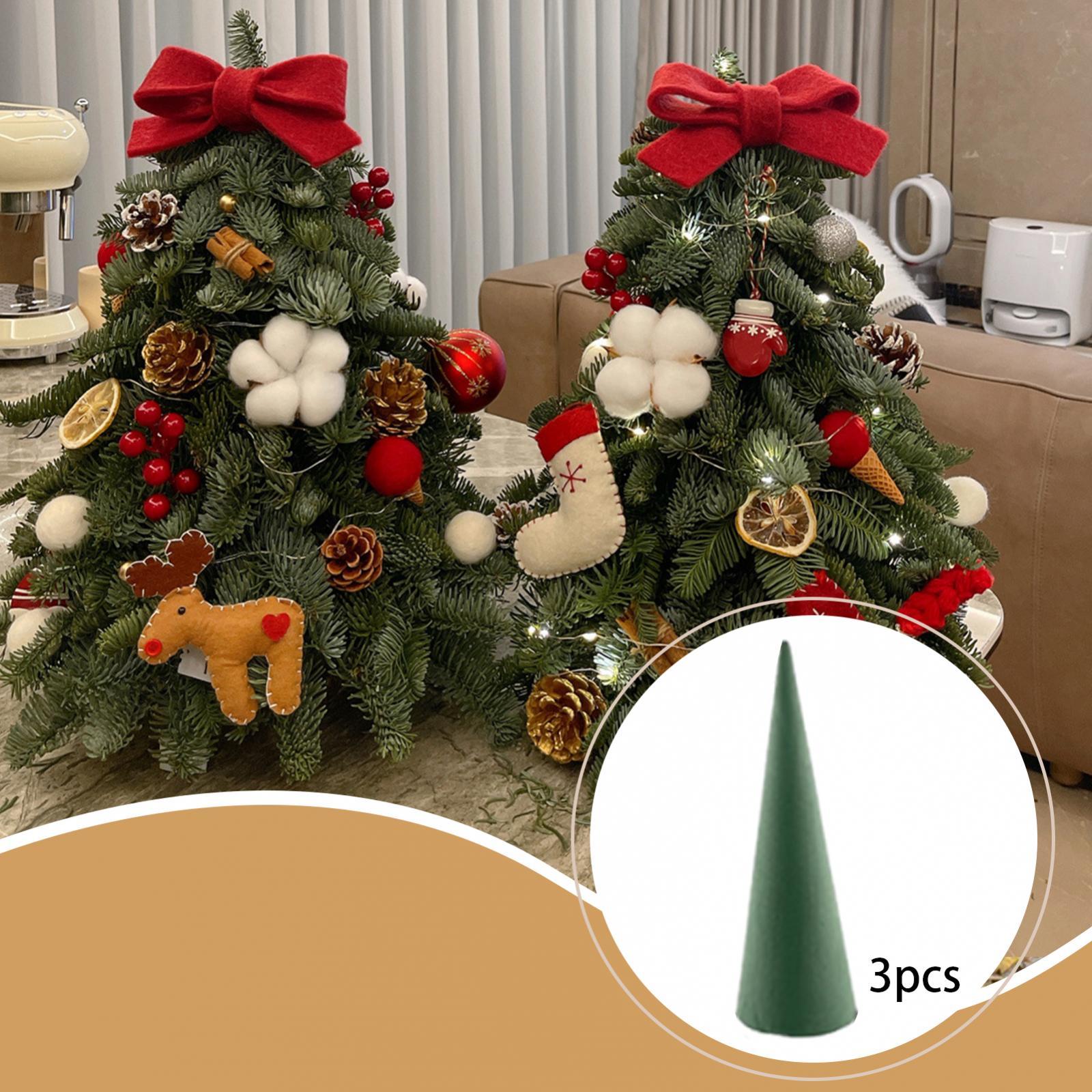 Art Craft Holiday - Cône d'arbre de noël à fleurs,
