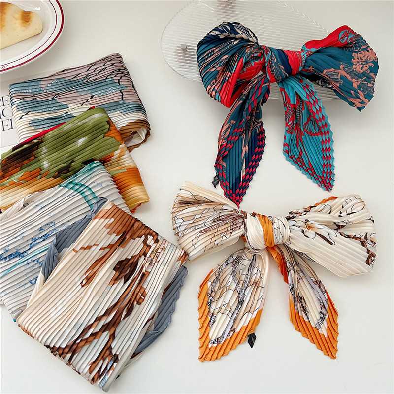 Foulard carré froissé imprimé  - Art And Craft Hair avis et prix