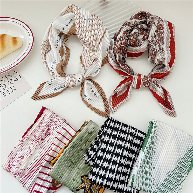 Foulard carré froissé imprimé  - Art And Craft Hair avis et prix
