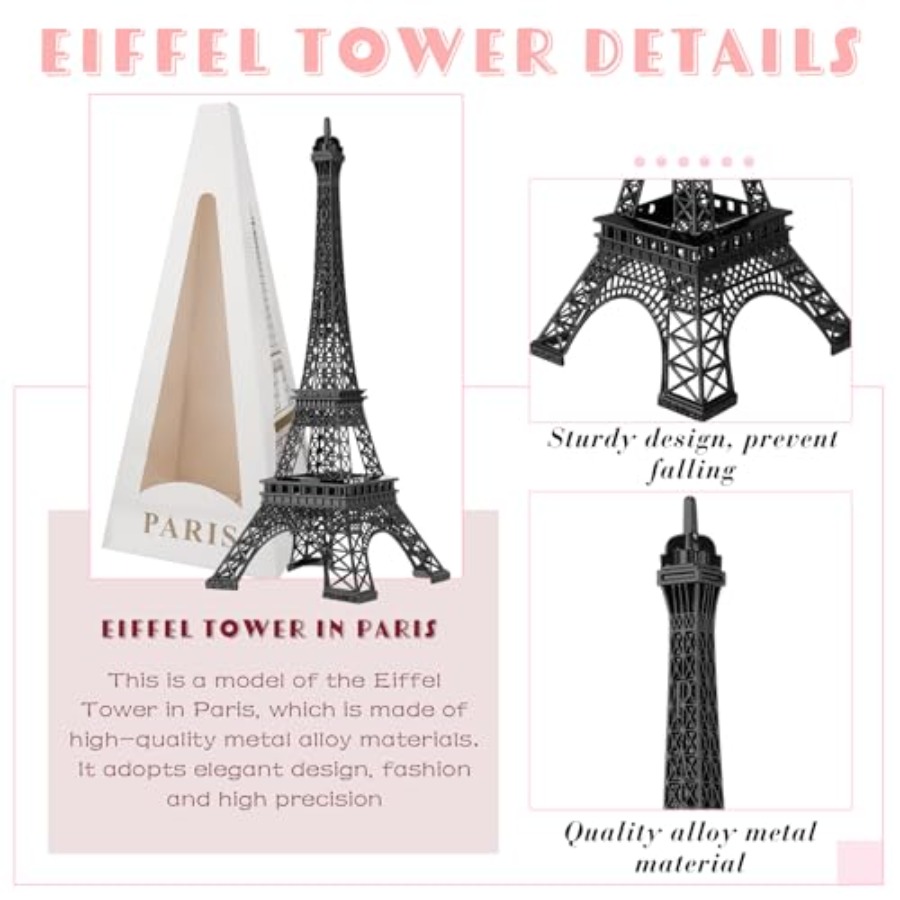 6 Pièces 15'' Statue Tour Eiff - Art Craft Model avis et prix