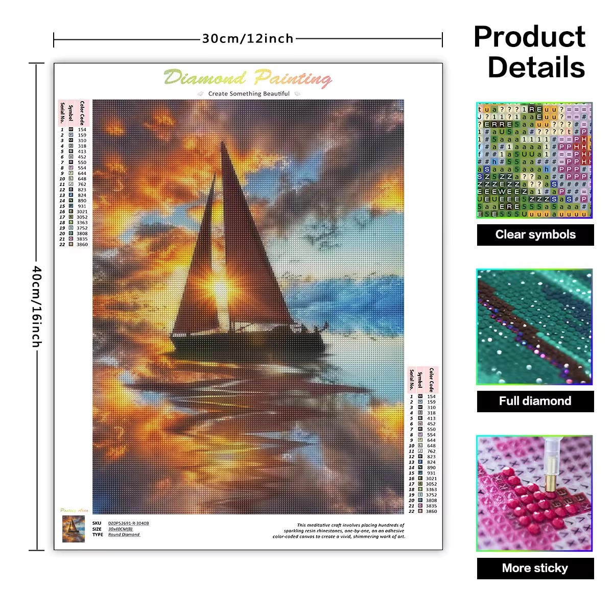 Kits de peinture diamant Drago - Wallpaper Art And Craft avis et prix