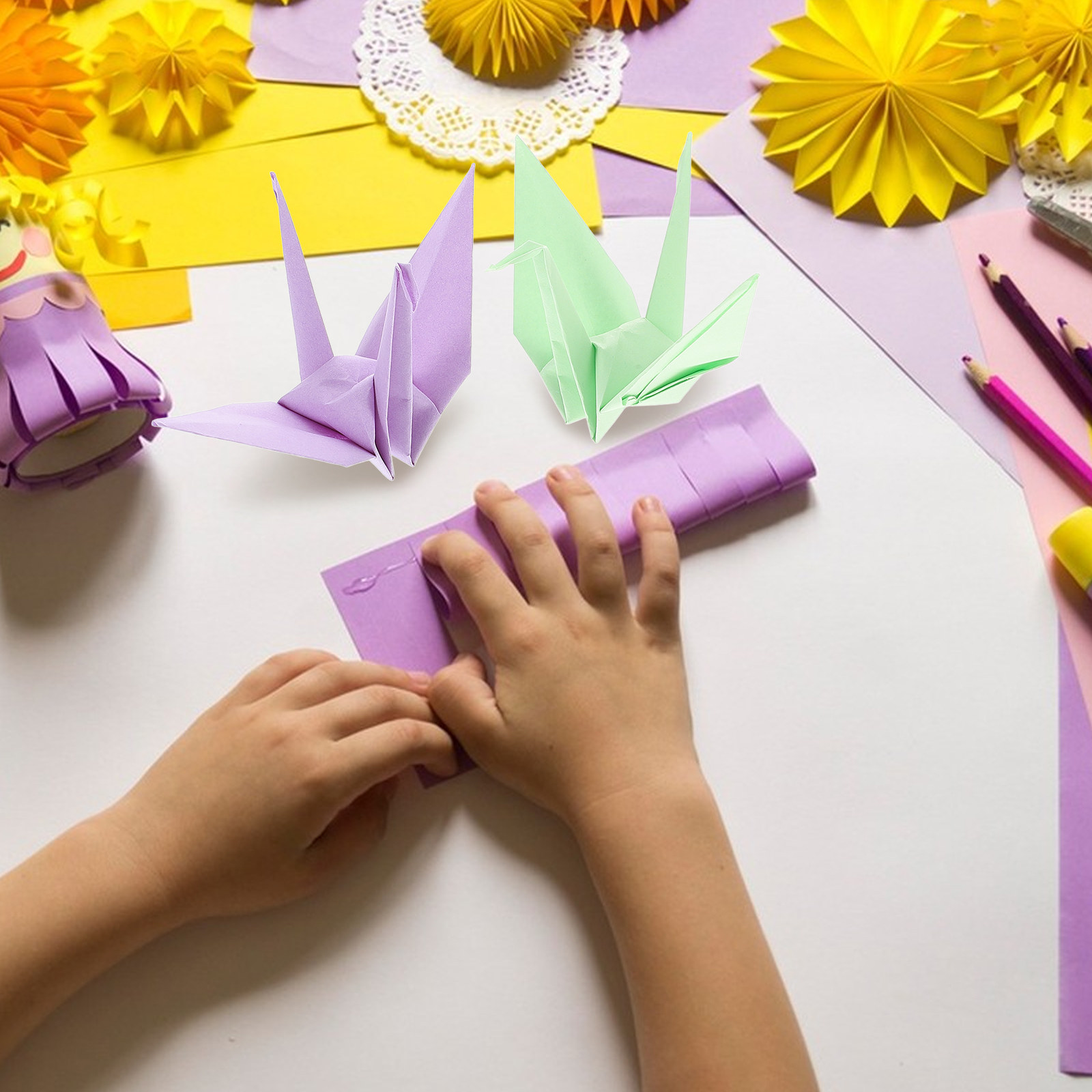 100 pièces de papier de constr - Art Craft School avis et prix
