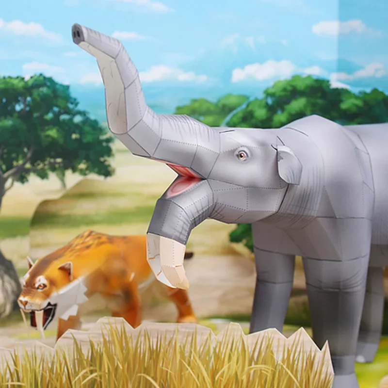 Deinotherium éléphant Origami  - Art Craft Elephant avis et prix