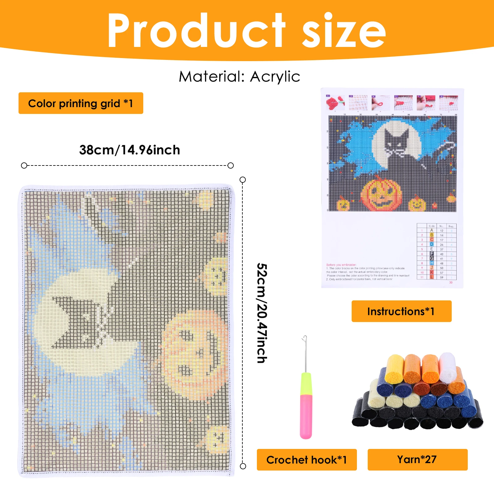 Kits de crochet à loquet DIY,  - Punch Needle Kit avis et prix
