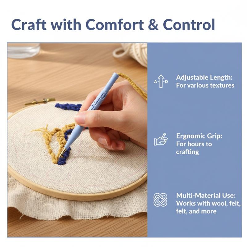 Kit de broderie DIY, outil à a - Punch Needle Kit avis et prix