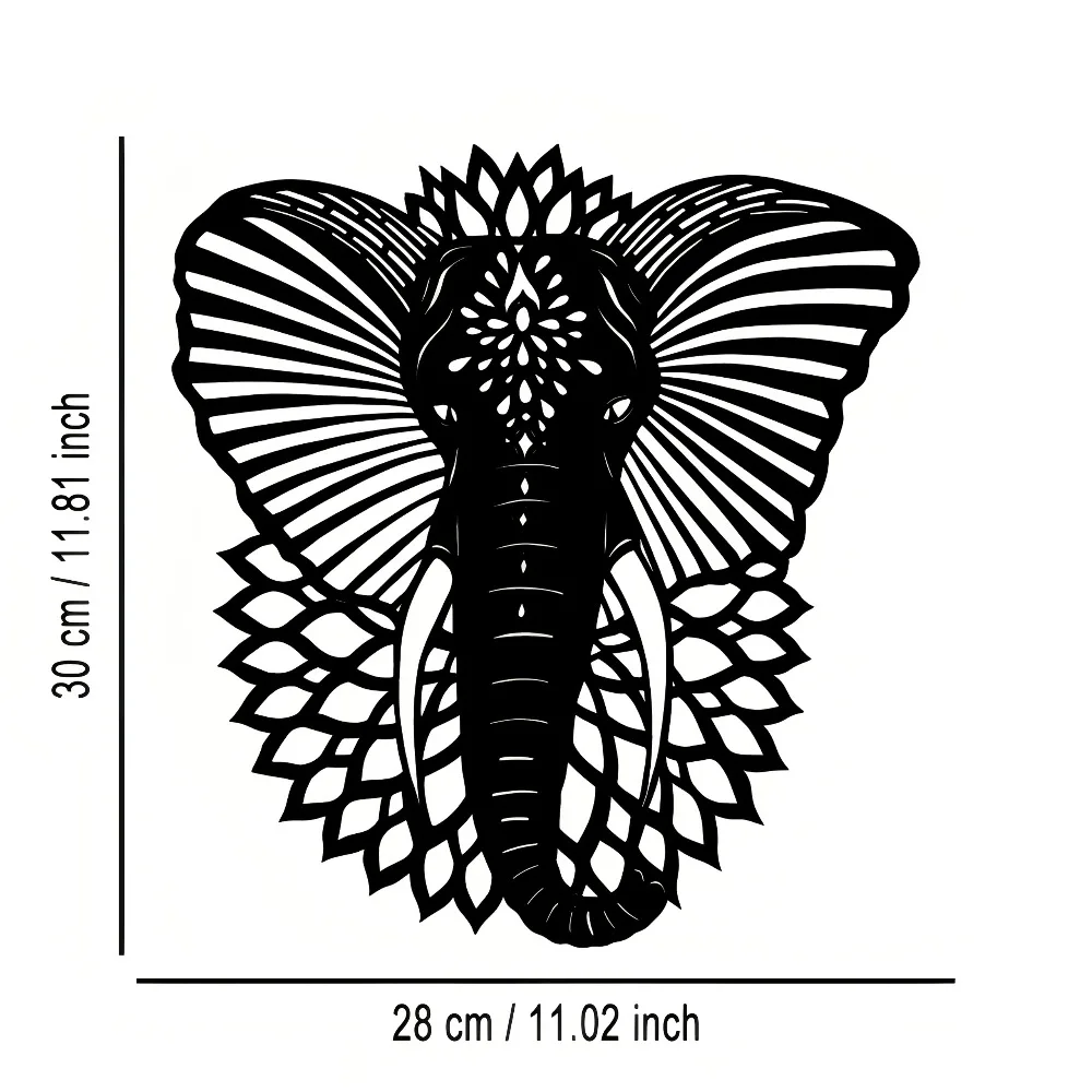 CIFBUY Décoration murale en mé - Art Craft Elephant avis et prix