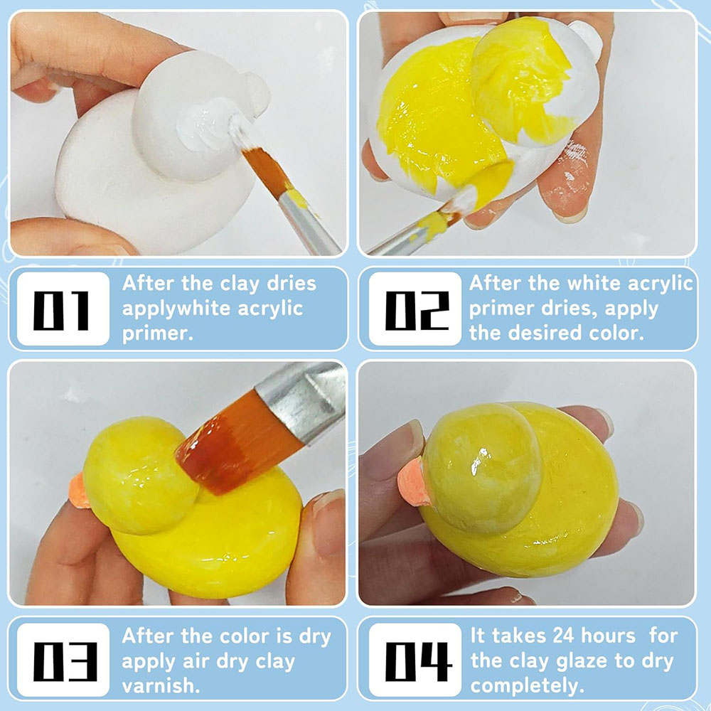 Vernis à l'argile sèche à l'ai - Air Dry Clay avis et prix