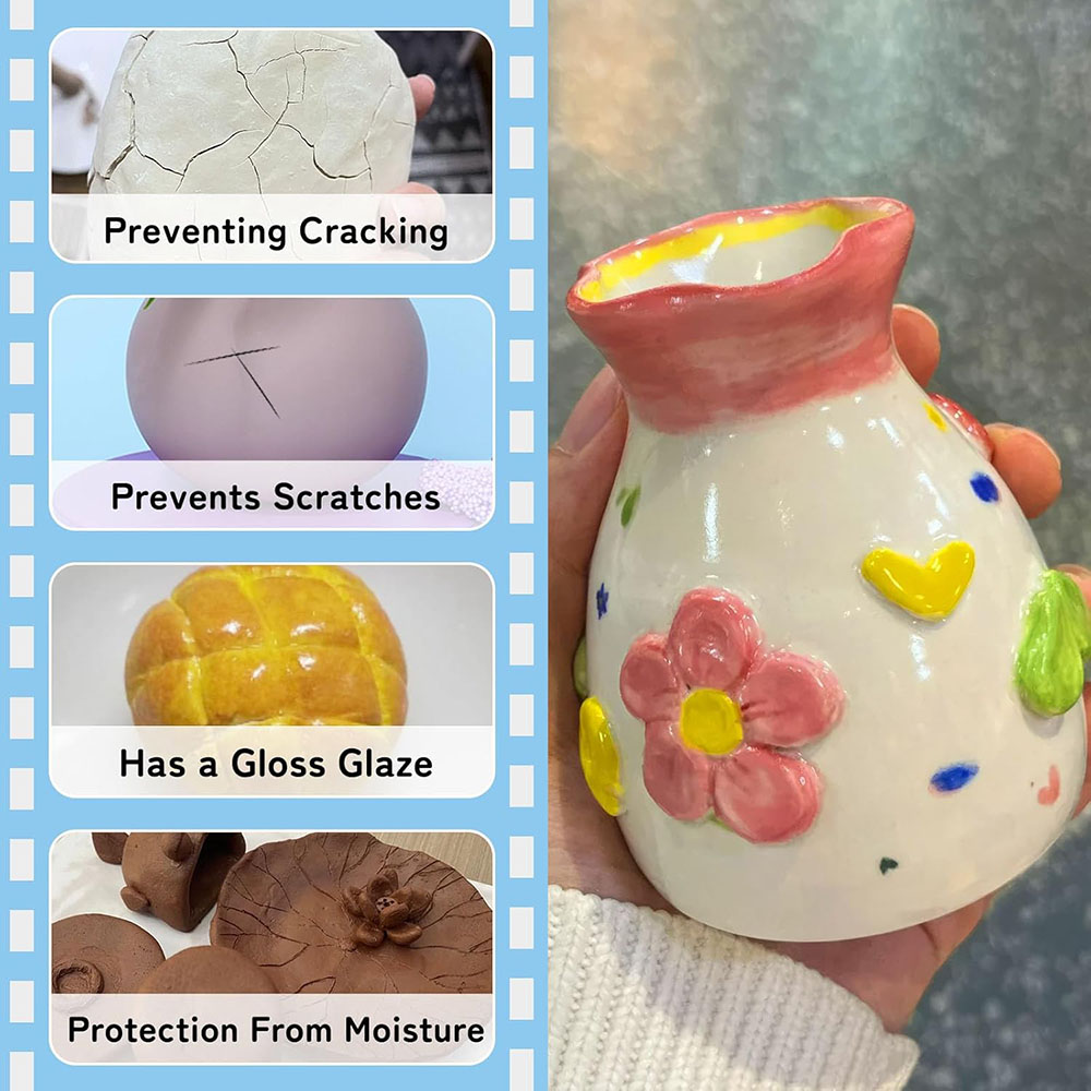 Vernis à l'argile sèche à l'ai - Air Dry Clay avis et prix