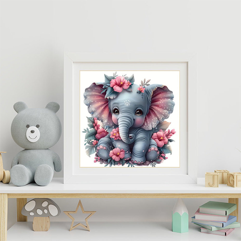 HUACAN-Peinture au diamant 5D  - Art Craft Elephant avis et prix