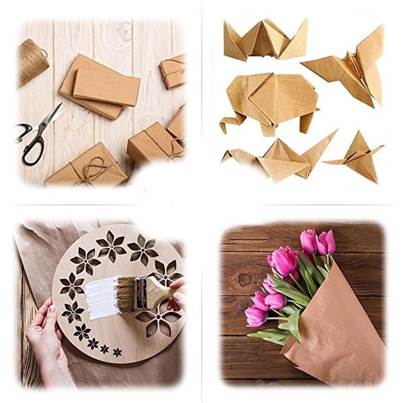 Papier Kraft brun idéal pour l - Wallpaper Art And Craft avis et prix