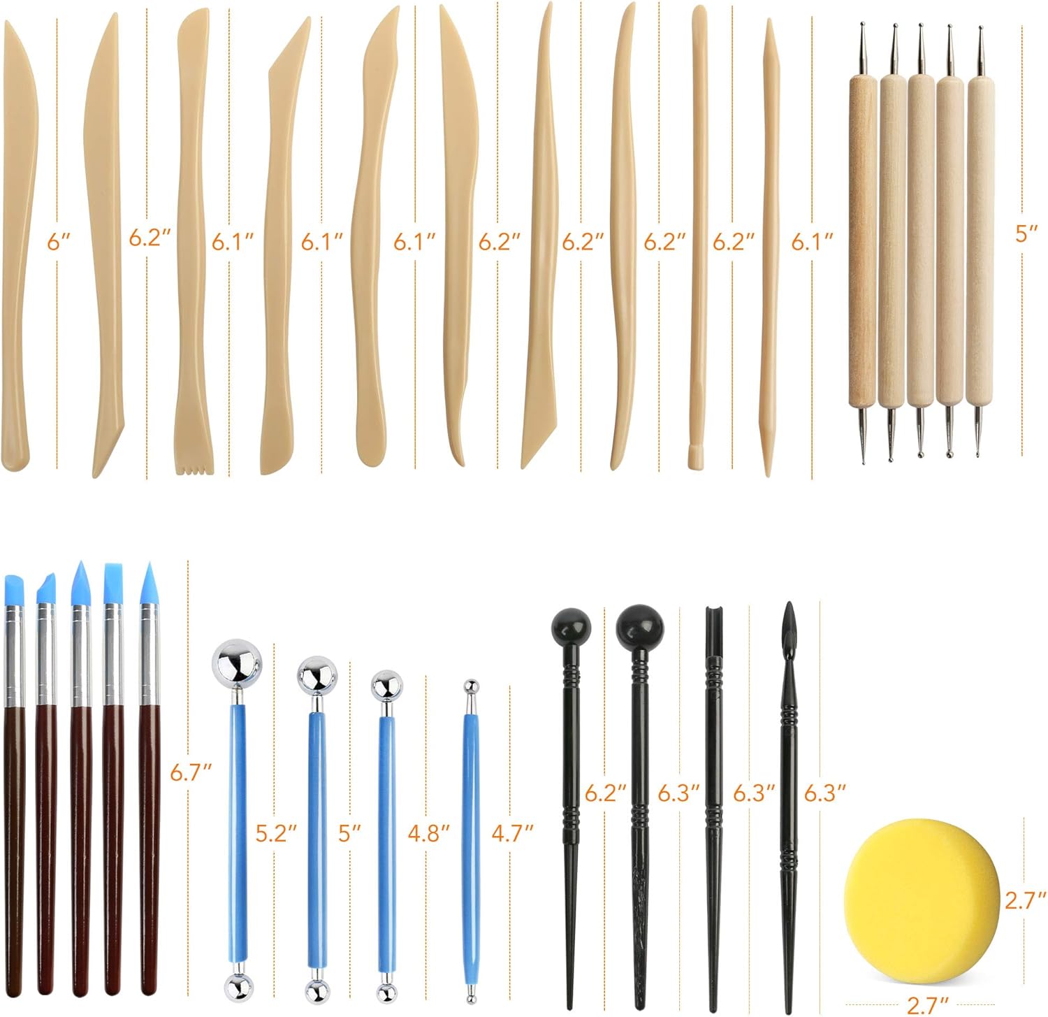 Ensemble d'outils en argile sè - Air Dry Clay avis et prix