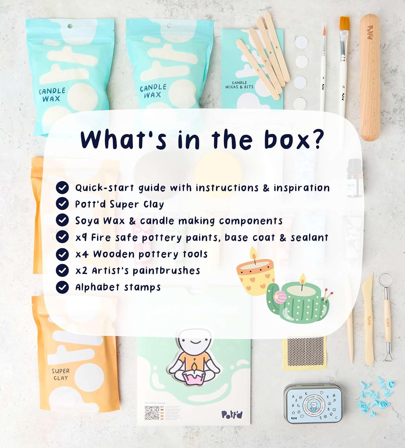 Kit de fabrication de bougies  - Air Dry Clay avis et prix