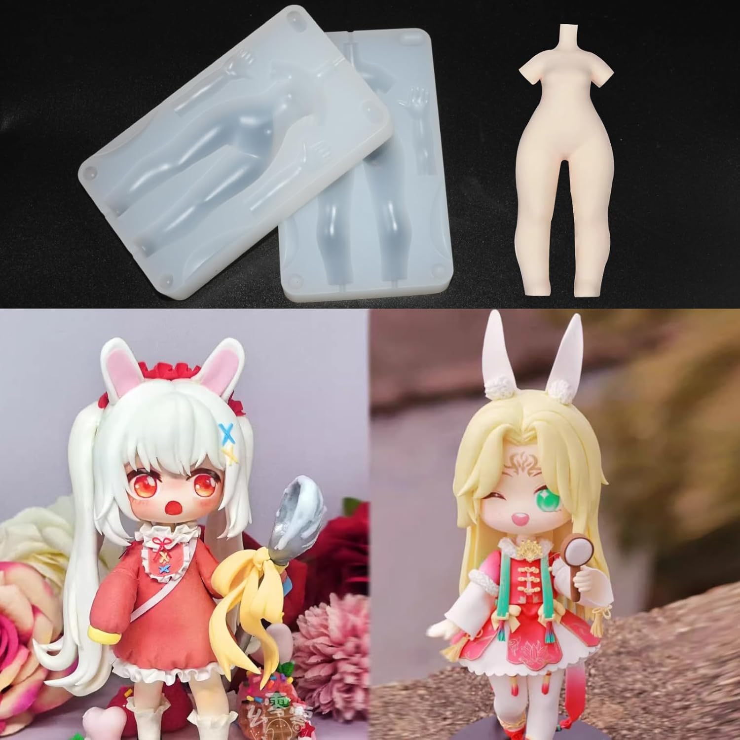 Moule en silicone pour figurin - Air Dry Clay avis et prix