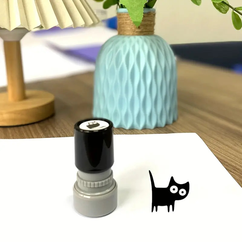 Adorable tampon de chat noir à - Art Craft Journals avis et prix