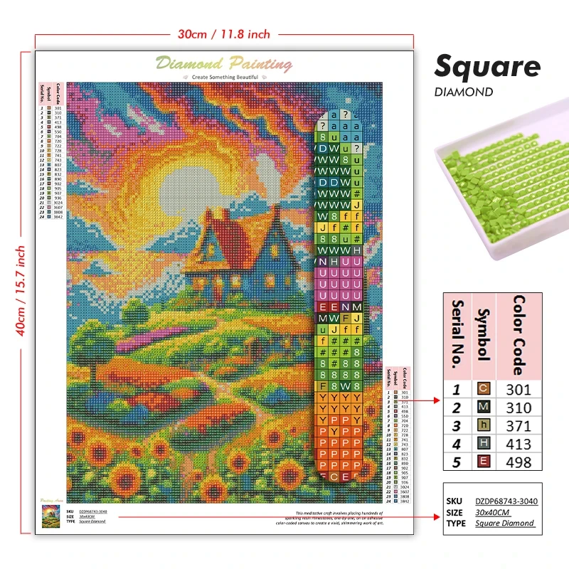Kits de Peinture Diamantée : M - Wallpaper Art And Craft avis et prix