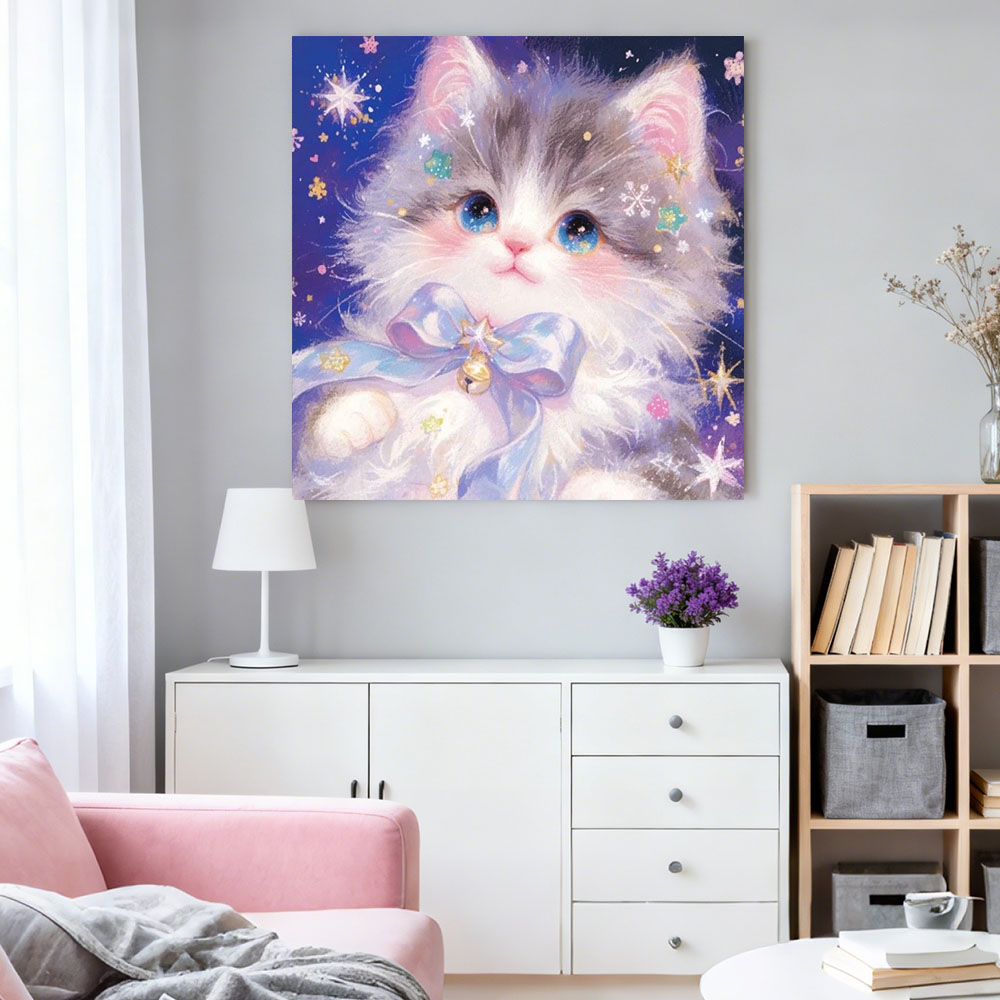 Peinture Diamant AB Chat Migno - Wallpaper Art And Craft avis et prix