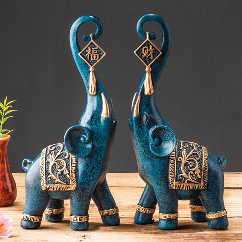 Une paire de figurines éléphan - Art Craft Elephant avis et prix