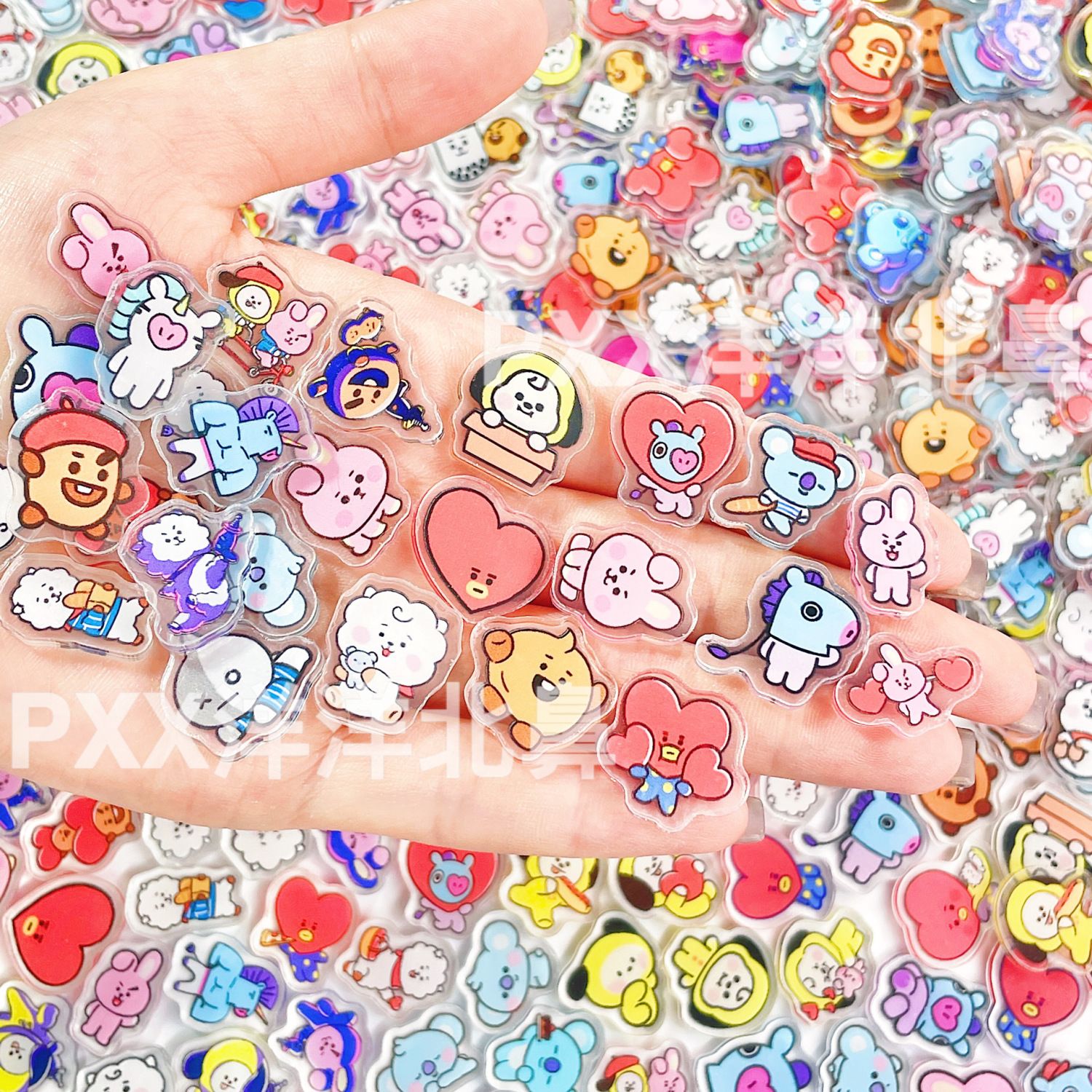 100 pièces BT21 BTS, éléments  - Art Craft Material avis et prix
