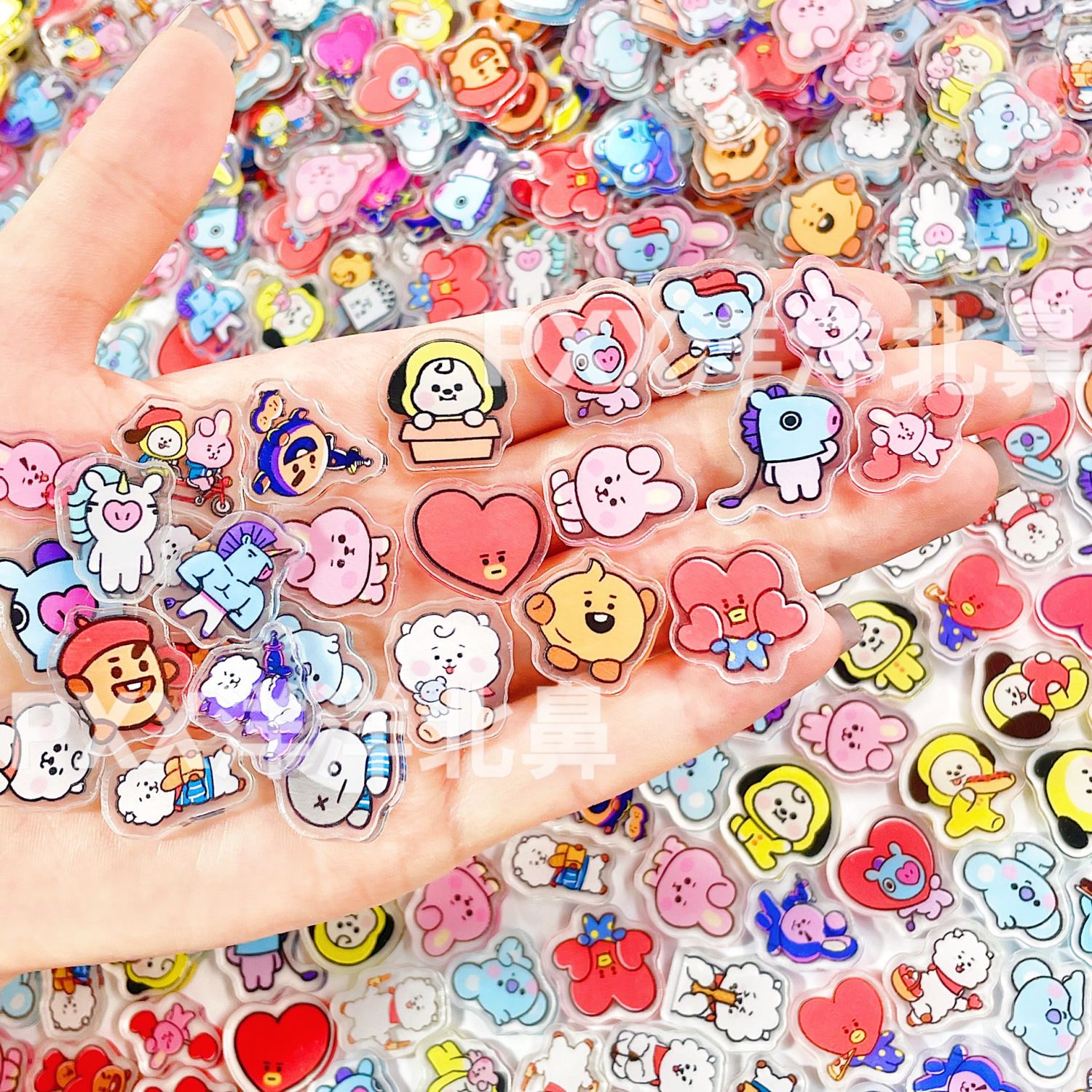 100 pièces BT21 BTS, éléments  - Art Craft Material avis et prix