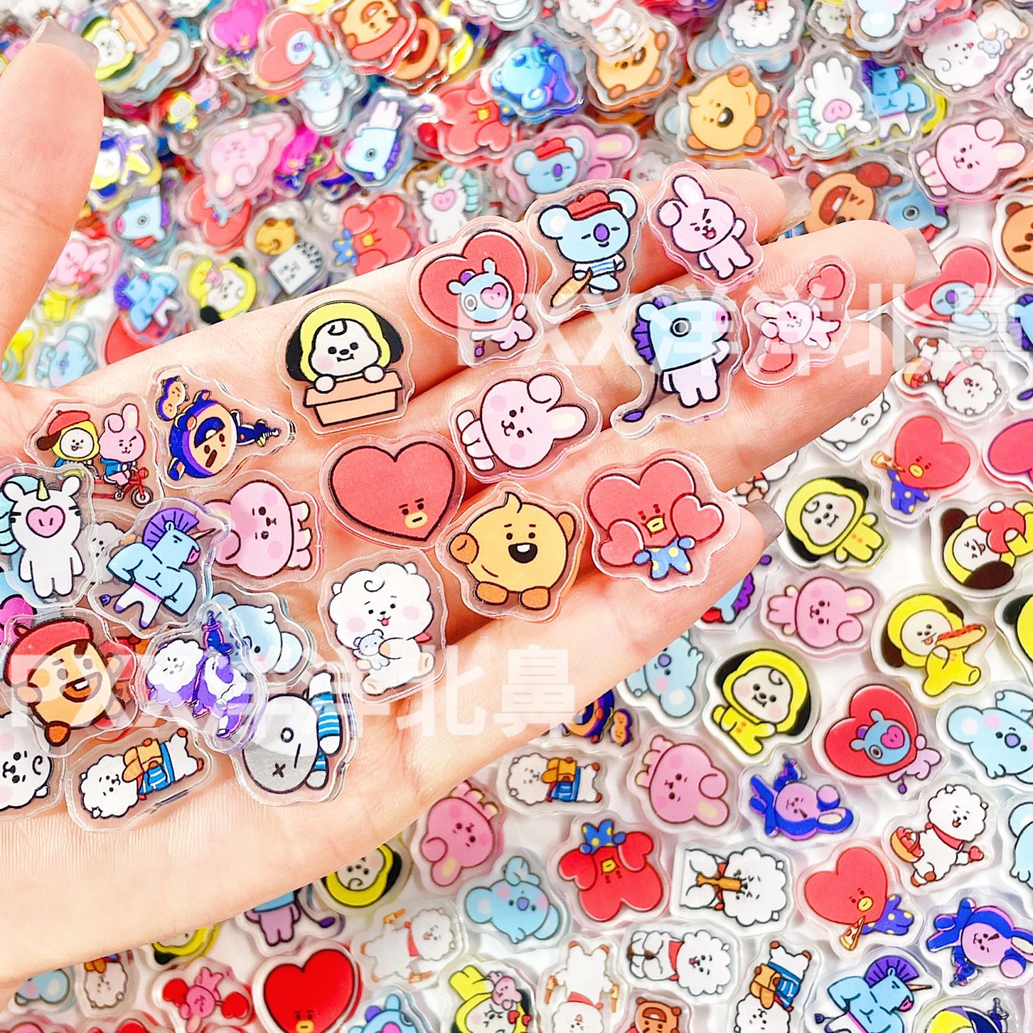 100 pièces BT21 BTS, éléments  - Art Craft Material avis et prix