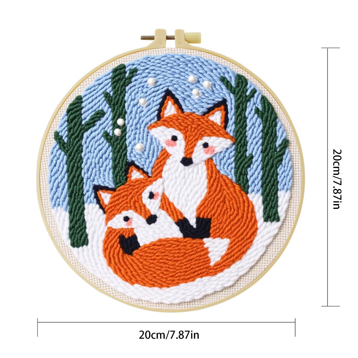 Kit de broderie au poinçon 20x - Punch Needle Kit avis et prix