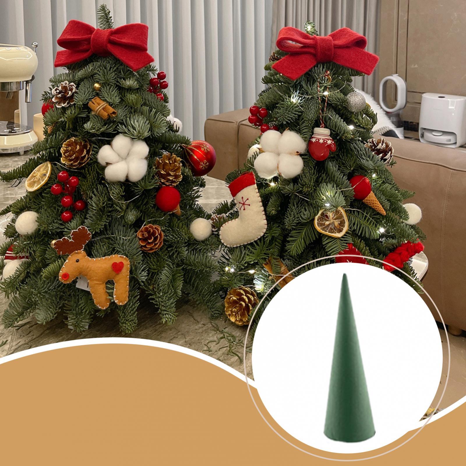 Cône d'arbre de noël à fleurs, - Art Craft Holiday avis et prix