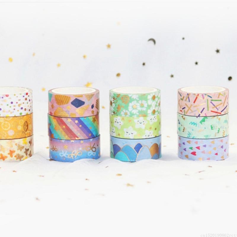 D5BB 12 rouleaux ruban papier  - Art Craft Journals avis et prix