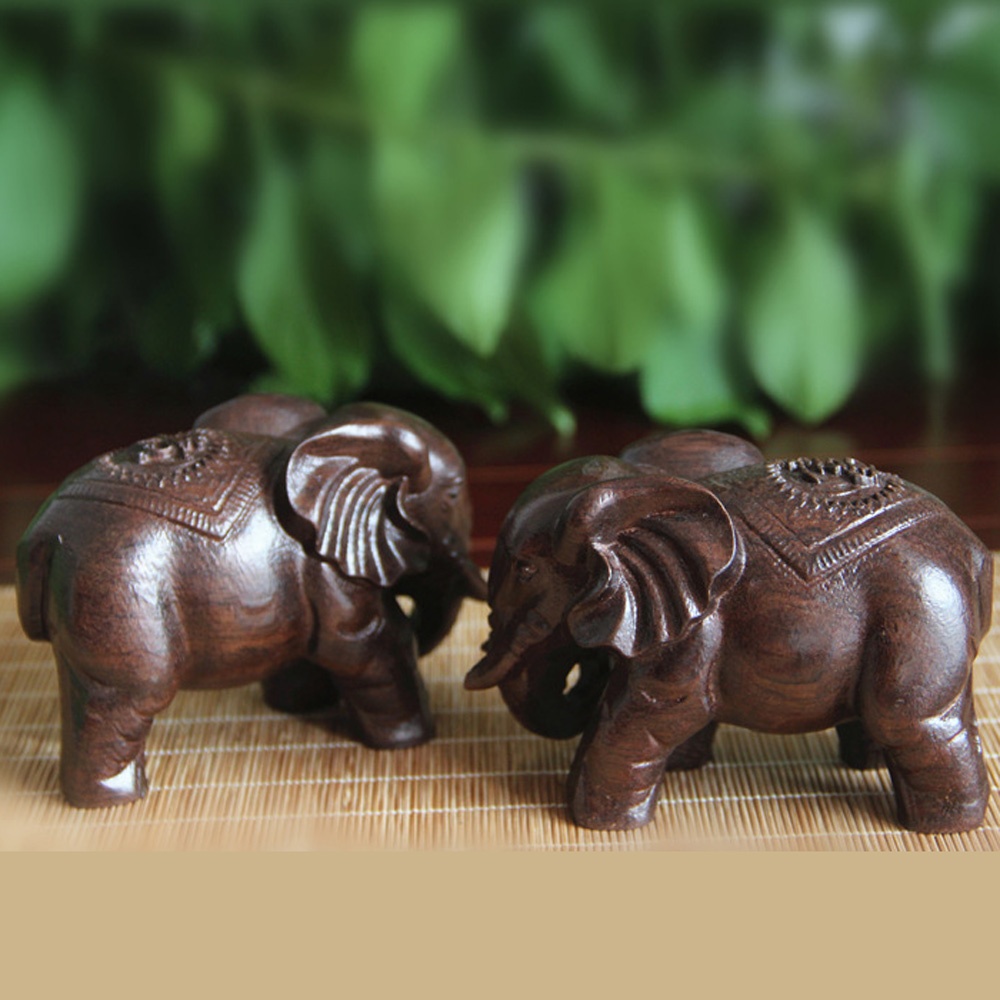 Sculpture d'éléphant en bois p - Art Craft Elephant avis et prix
