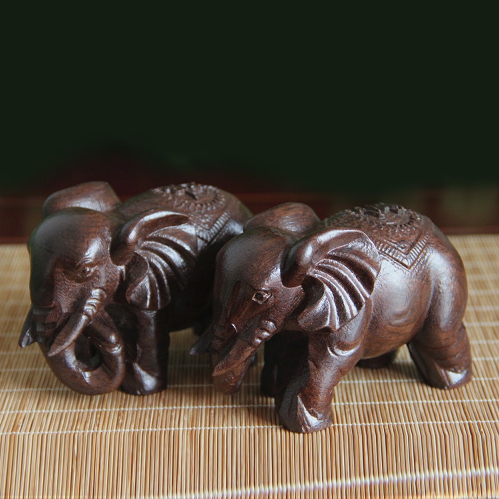 Sculpture d'éléphant en bois p - Art Craft Elephant avis et prix