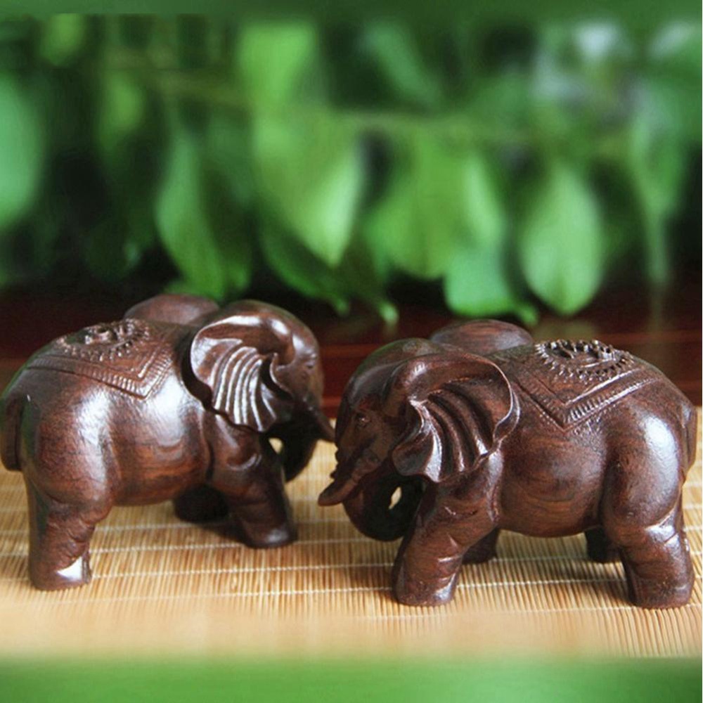 Sculpture d'éléphant en bois p - Art Craft Elephant avis et prix